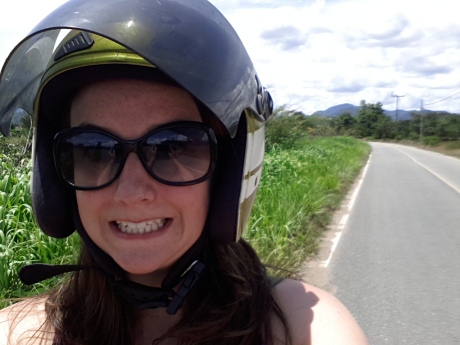 Taking a motorbike around Pai! 