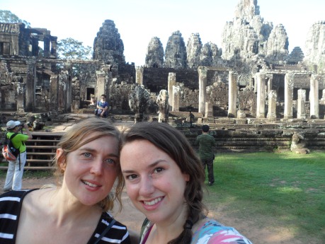 Banyon temple, Angkor. 1,000 year old temple, NBD!